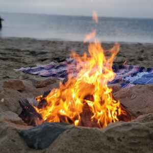 Firepit with 2 Chairs